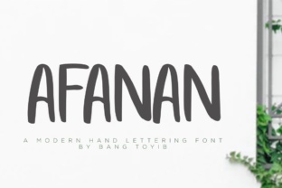 Afanan: A Font That Breathes Life Into Your Handmade Creations
