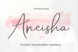 Aneisha: The Script Font That Elevates Your Brand’s Visual Story