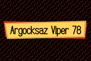 Argocksaz Viper78: A Font That Elevates Your Brand