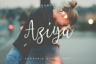 Aziya: A Script Font That Elevates Digital Branding