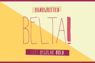 Belta: A Handcrafted All-Caps Font for Warm, Confident Branding