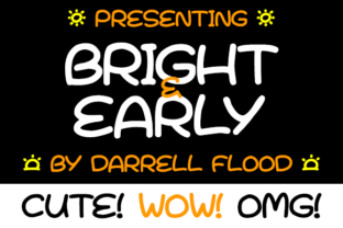 Bright Early: A Hand-Drawn Font That Feels Like Sunday Morning