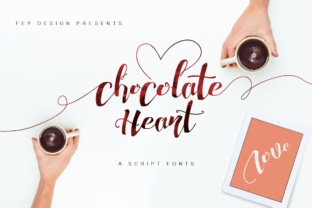 Chocolate Heart: A Script Font That Adds Romance to Web Design