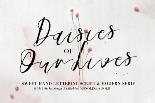 Daisies of Our Lives: A Sophisticated Script Font for Modern Marketing