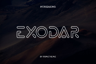 Exodar: A Font That Elevates Branding with Modern Elegance