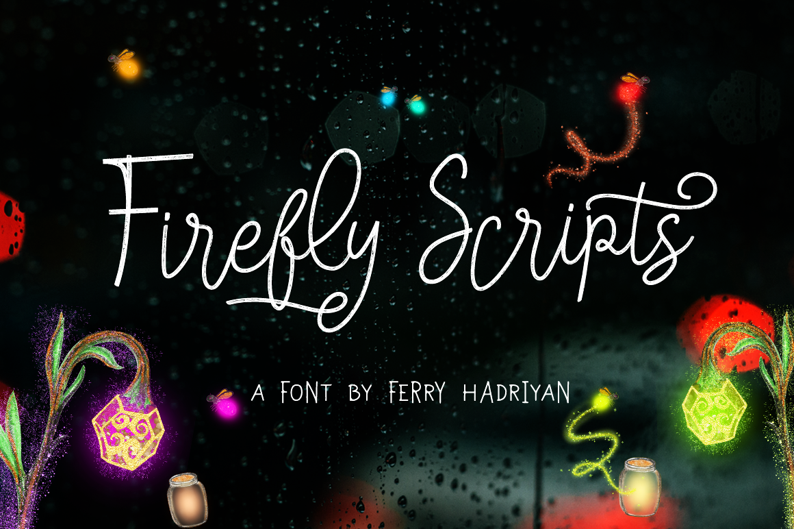 Firefly: A Script Font That Brings Summer Nights to Your Campaigns