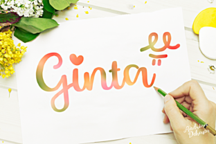 Ginta: A Script Font for Thoughtful Design