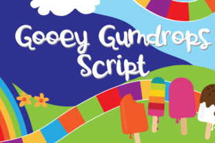 Gooey Gumdrops Script: A Whimsical Yet Web-Ready Handwritten Font