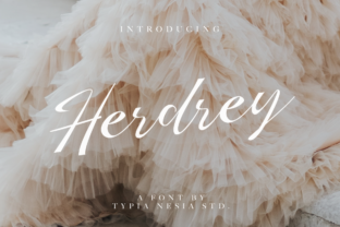 Herdrey: A Script Font for Editorial Elegance
