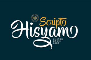 Hisyam: A Script Font for Editorial Design and Branding