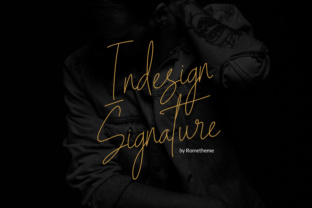 Indesign Signature: A Modern Handwritten Font for Scroll-Stopping Marketing