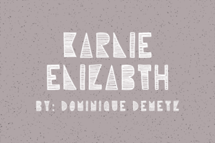 Karlie Elizabeth: A Playful Typographic Statement