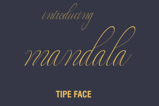 Mandala: A Script Font That Elevates Branding with Elegance