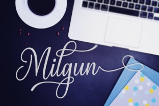 Milgun: A Script Handwritten Font That Adds Instant Elegance