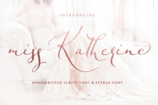 Miss Katherine: A Script Font for Crafters and Designers