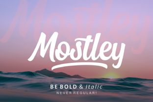 Mostley: A Script Handwritten Font That Builds Trust and Charm