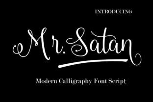 Mr. Satan: A Script Font That Breathes Life Into Your Creations