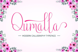 Qumalla: A Script Font for Elegant Editorial Design