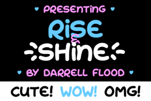 Rise Shine Font: Warm, Playful Branding for Small Businesses