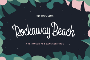 Rockaway Beach: A Friendly Script Font for Warm Brand Identities