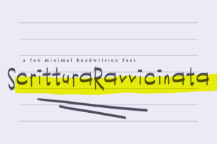 Scrittura Ravvicinata: A Playful Yet Minimal Brush Font for Digital Branding