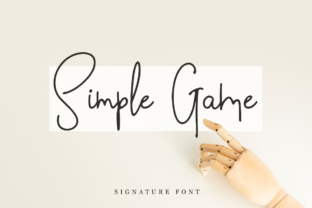 Simple Game: A Script Font for Impactful Digital Design