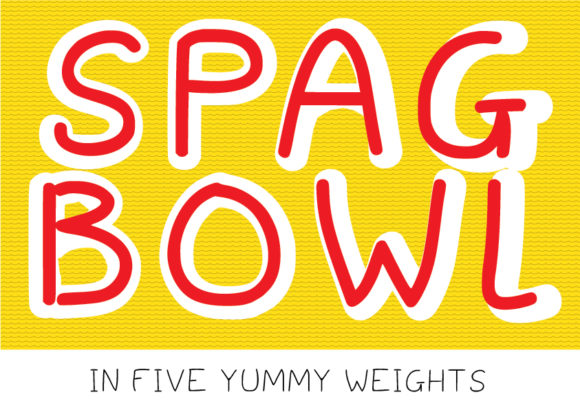 Spagbowl: A Font That Feels Like a Warm Welcome