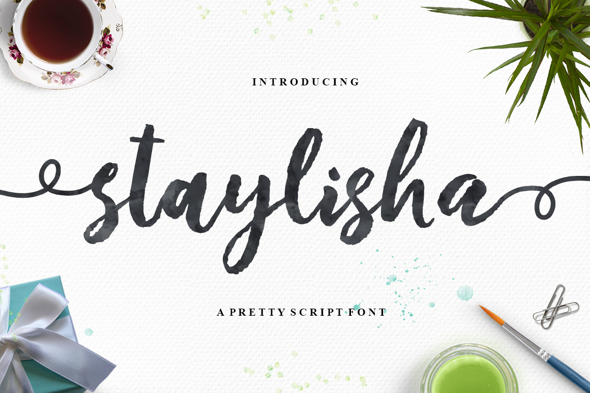 Staylisha: A Script Font for Web Design and Brand Identity