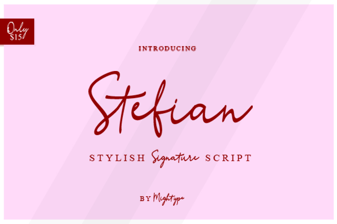 Stefian Script: A Font That Elevates Your Brand