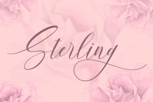Sterling: A Script Font for Editorial Elegance