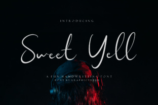 Sweet Yell: A Script Font for Modern Web Design