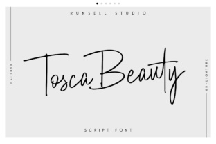 Tosca Beauty: A Thoughtful Script Font for Editorial Warmth