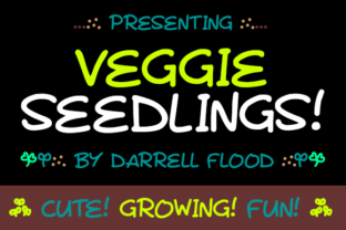 Veggie Seedlings: A Hand-Drawn Script Font for Springtime Editorial Charm