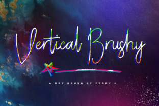 Vertical Brushy: A Script Font for Modern Web Design